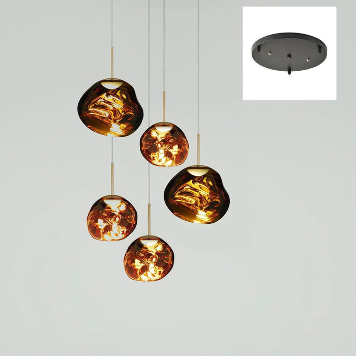 Multi Lava Round Pendant Lamp - DWHOME