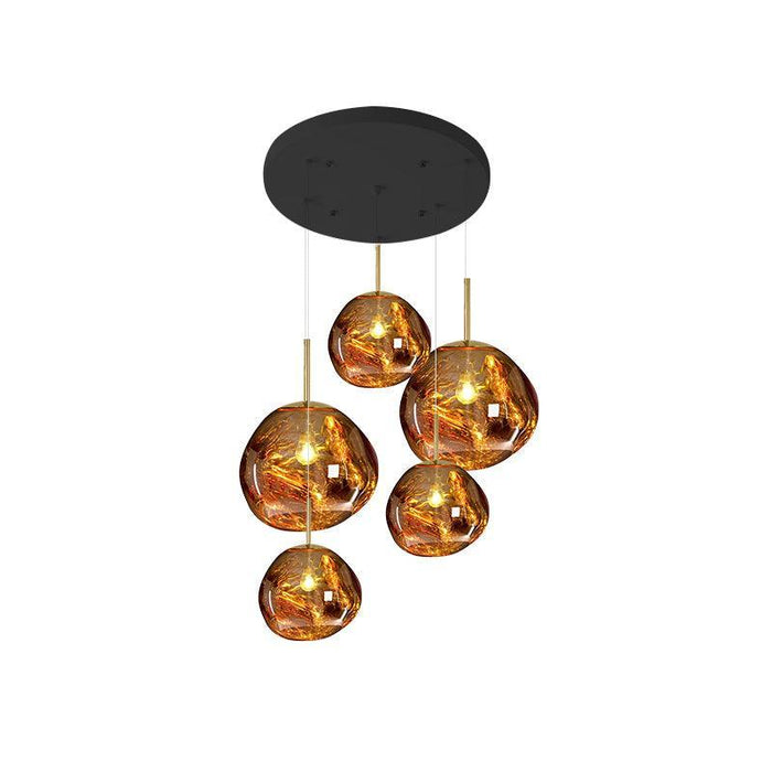 Multi Lava Round Pendant Lamp - DWHOME