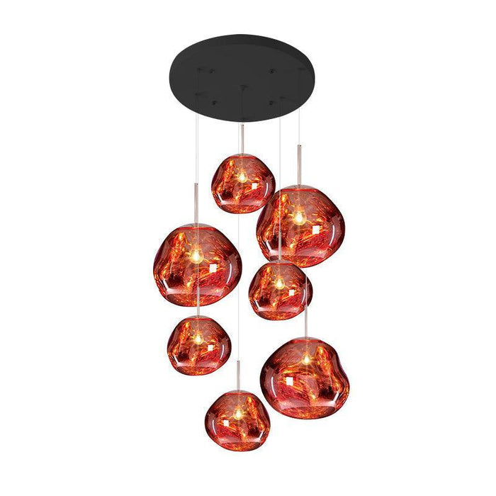 Multi Lava Round Pendant Lamp - DWHOME