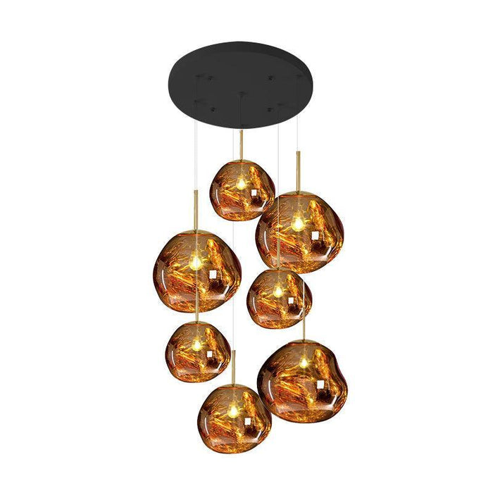 Multi Lava Round Pendant Lamp - DWHOME
