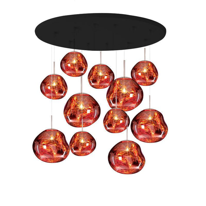 Multi Lava Round Pendant Lamp - DWHOME