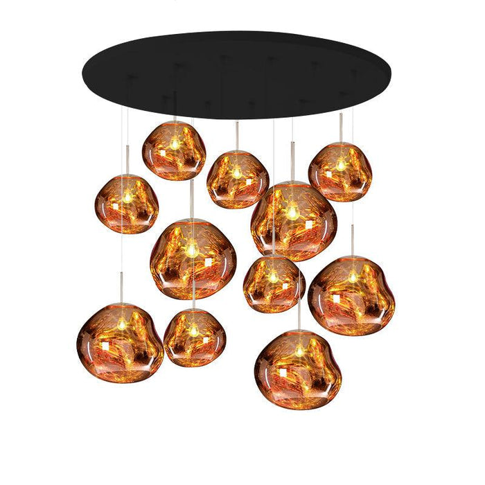Multi Lava Round Pendant Lamp - DWHOME