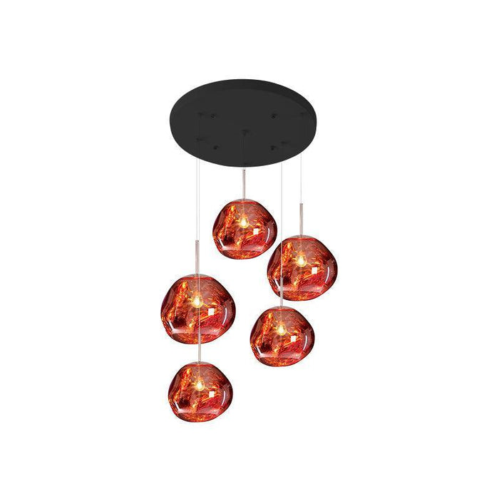 Multi Lava Round Pendant Lamp - DWHOME