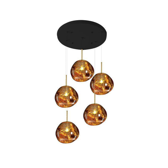 Multi Lava Round Pendant Lamp - DWHOME