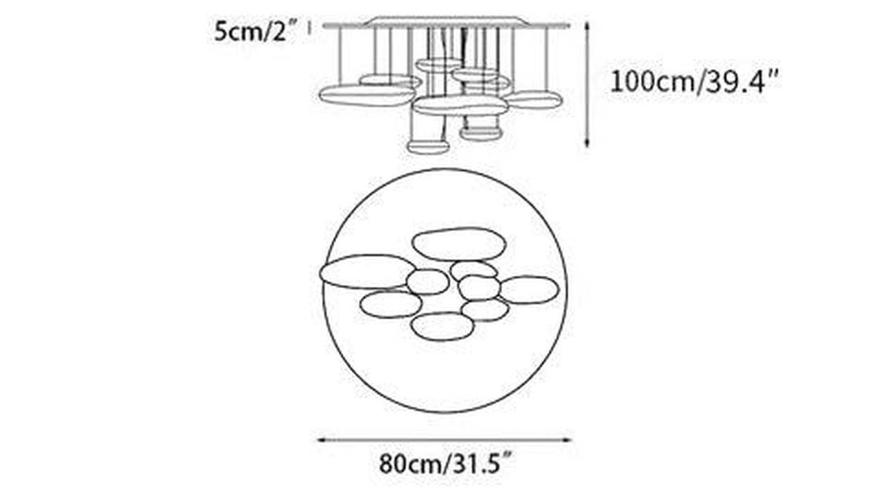 Mercury Ceiling Lamp-DWHOME