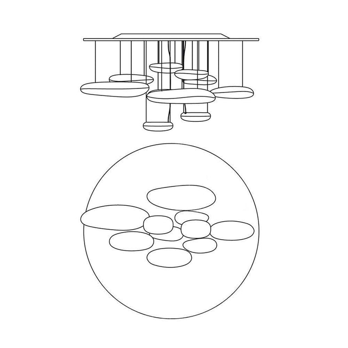Mercury Chandelier-DWHOME