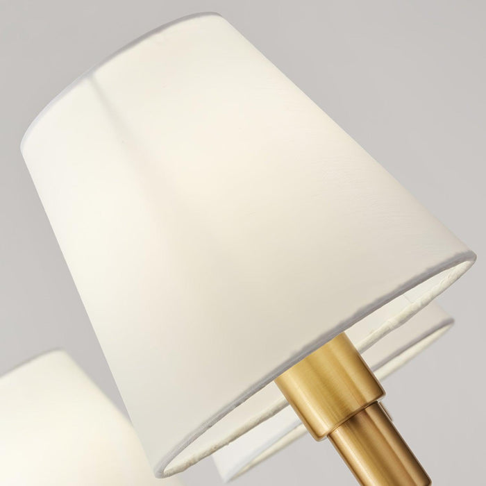 Meridian Mid Century Brass Chandelier - DWHOME