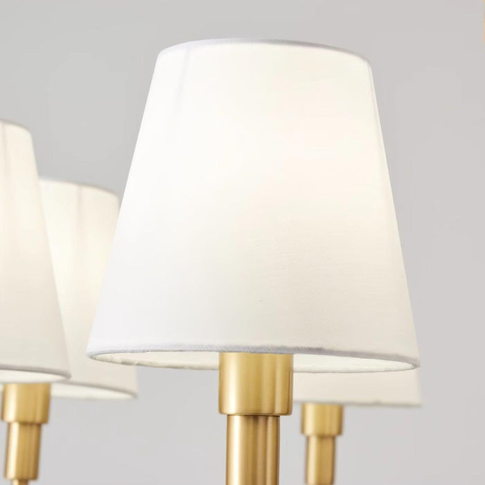 Meridian Mid Century Brass Chandelier - DWHOME