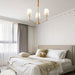 Meridian Mid Century Brass Chandelier - DWHOME