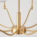Meridian Mid Century Brass Chandelier - DWHOME