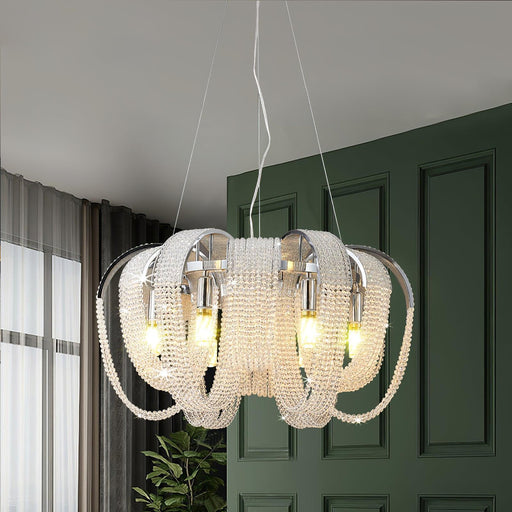 Mesh Crystal Chandelier-DWHOME