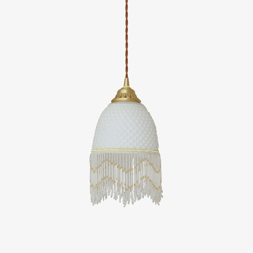 Mesh Tassel Glass Pendant Light-DWHOME