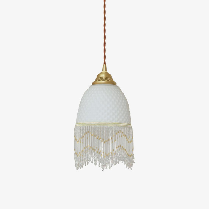 Mesh Tassel Glass Pendant Light - DWHOME