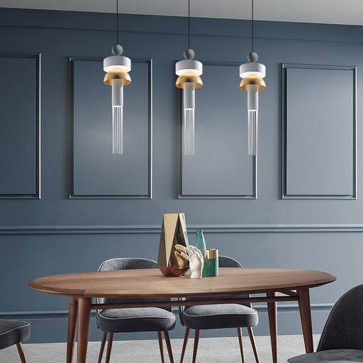 Metal Glass Pendant Light-DWHOME