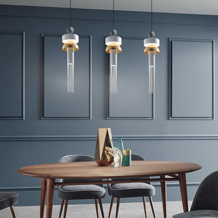 Metal Glass Pendant Light-DWHOME