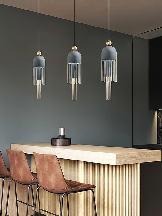Metal Glass Pendant Light-DWHOME