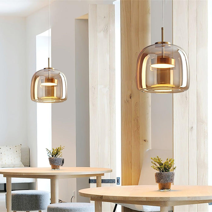 Metro Sphere Glass Pendant Lamp-DWHOME