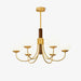Midas Touch Walnut Sphere Chandelier-DWHOME