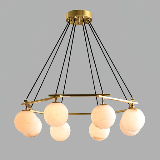 Miira Alabaster Chandelier-DWHOME