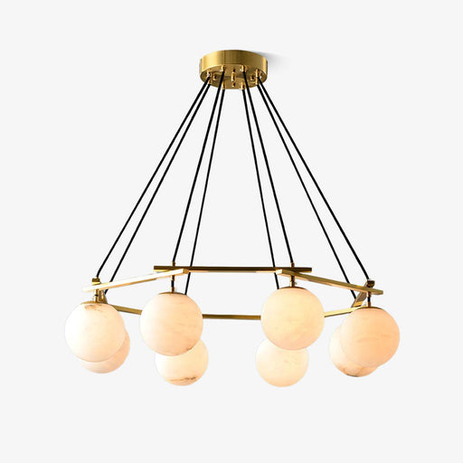 Miira Alabaster Chandelier-DWHOME