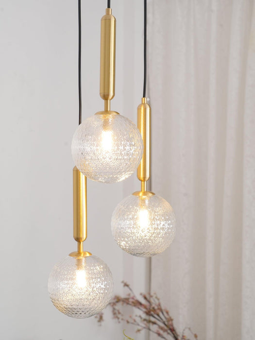 Miira Brass Pendant Light-DWHOME