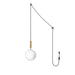 Scandiluxe Brass Pendant Swag Light-DWHOME