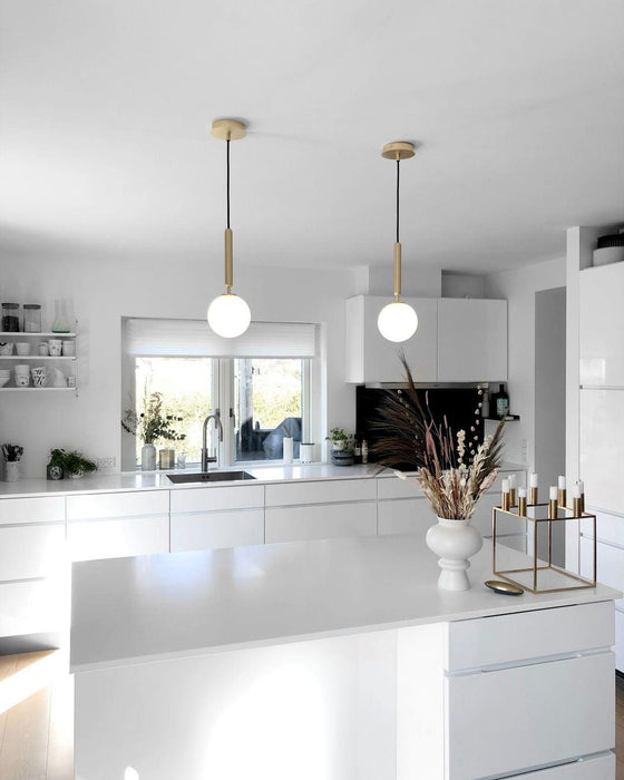 Miira Brass Pendant Light-DWHOME