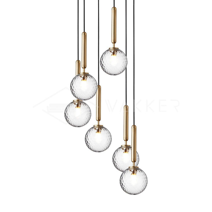 Miira Brass Pendant Light-DWHOME