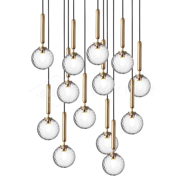 Miira Brass Pendant Light-DWHOME