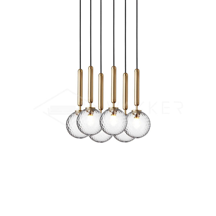 Miira Brass Pendant Light-DWHOME