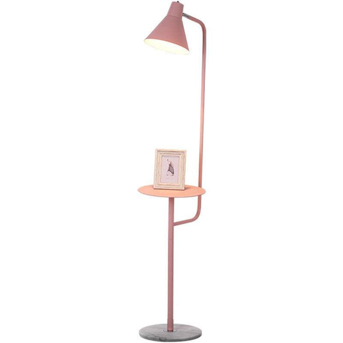 Mikkeline Contemporary Storage Shelf Floor Lamp - DWHOME