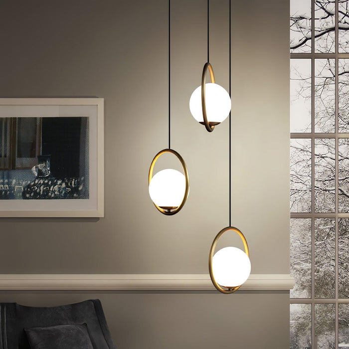 Mila Brass Pendant Light-DWHOME