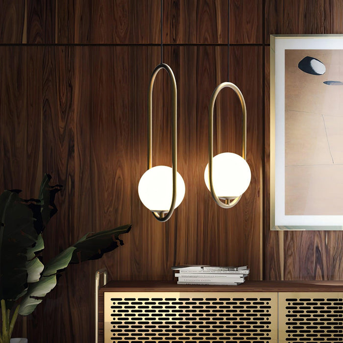 Mila Brass Pendant Light-DWHOME