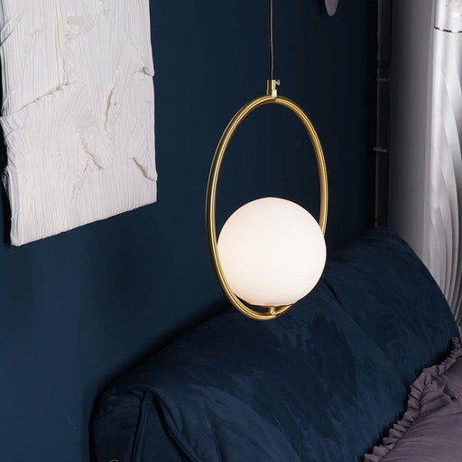 Mila Brass Pendant Swag Light-DWHOME