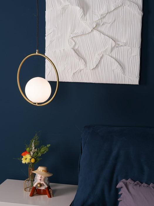 Mila Brass Pendant Light-DWHOME