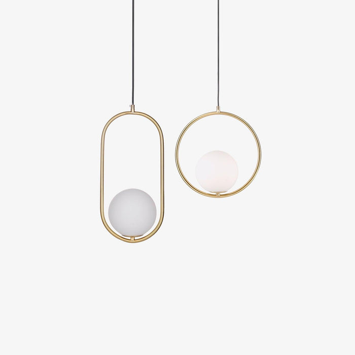 Mila Brass Pendant Light-DWHOME