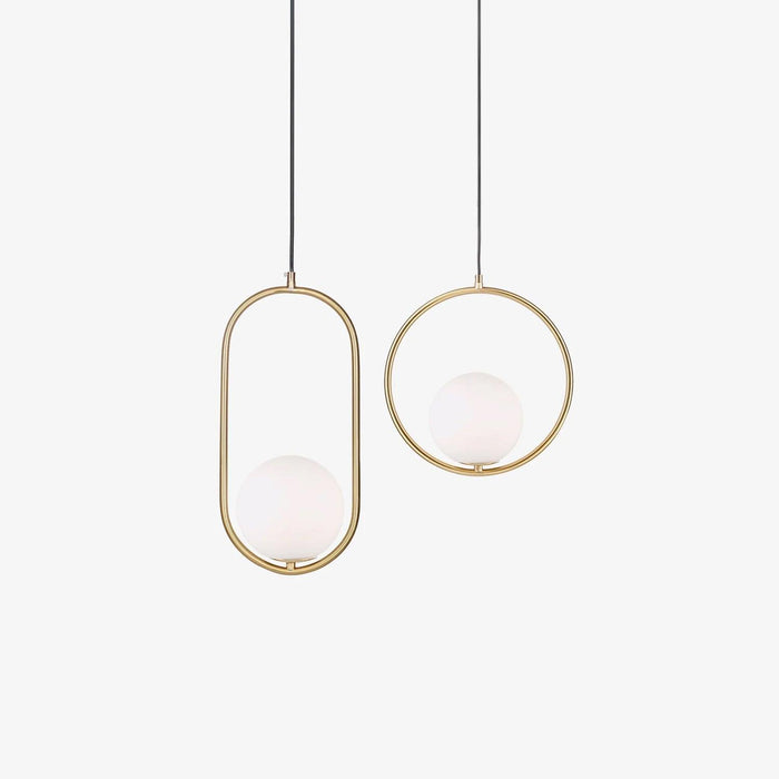 Mila Brass Pendant Light-DWHOME
