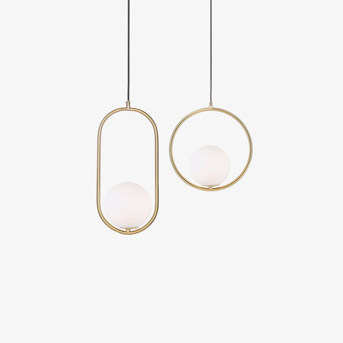 Mila Brass Pendant Light-DWHOME