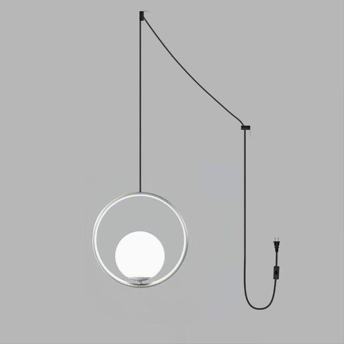 Mila Brass Pendant Swag Light-DWHOME