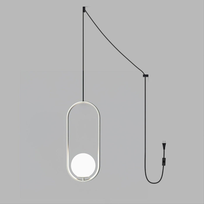 Mila Brass Pendant Swag Light-DWHOME