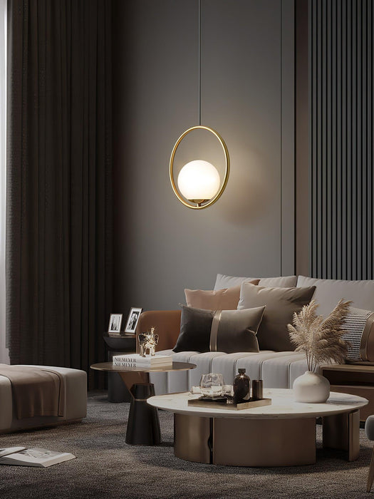Mila Brass Pendant Light-DWHOME