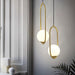 Mila Brass Pendant Light-DWHOME