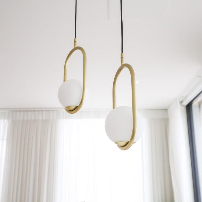 Mila Brass Pendant Light-DWHOME