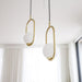 Mila Brass Pendant Light-DWHOME