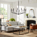 Milanese Chandelier-DWHOME