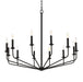Milanese Chandelier-DWHOME