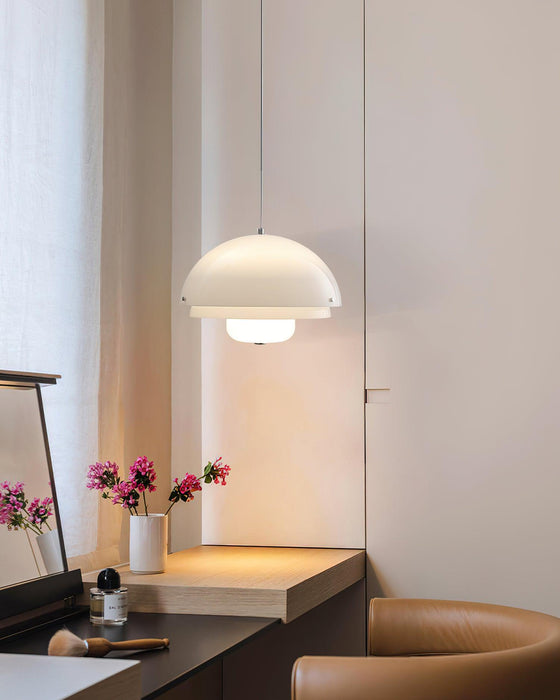 Milk White Layer Pendant Lamp-DWHOME