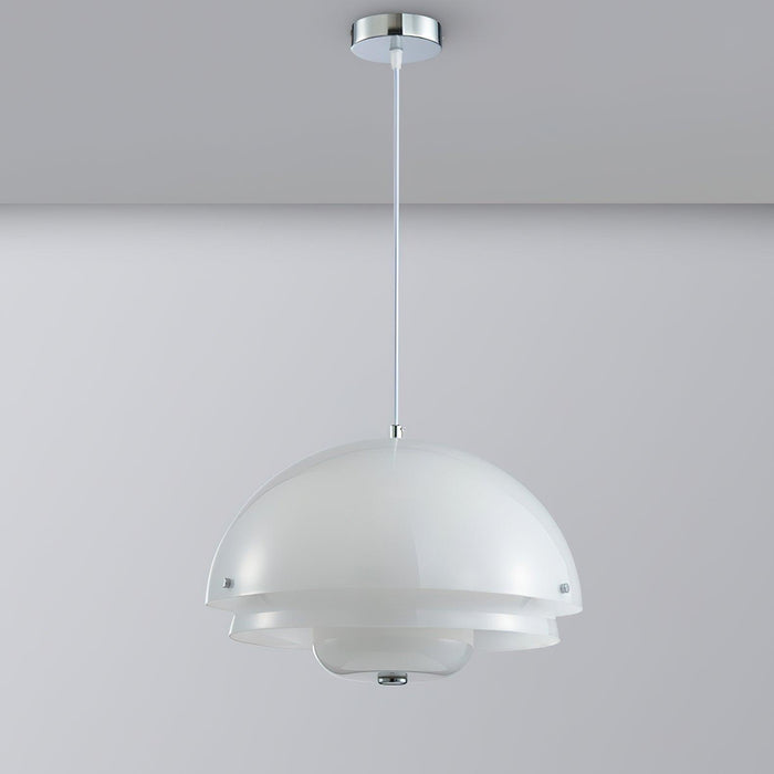 Milk White Layer Pendant Lamp-DWHOME