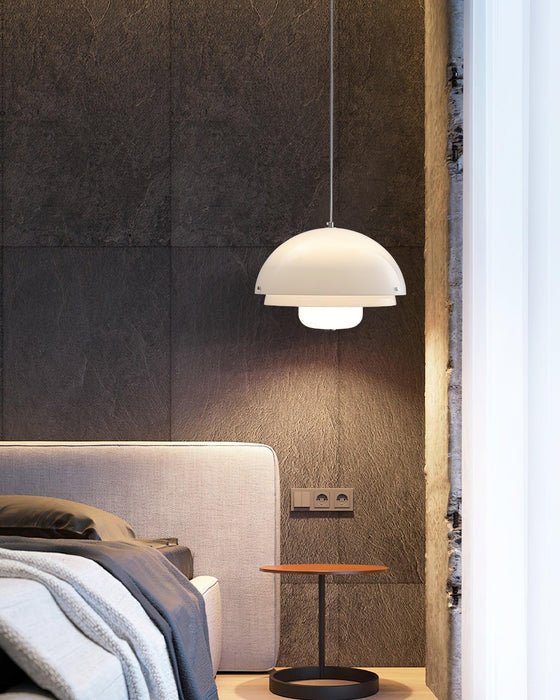 Milk White Layer Pendant Lamp-DWHOME