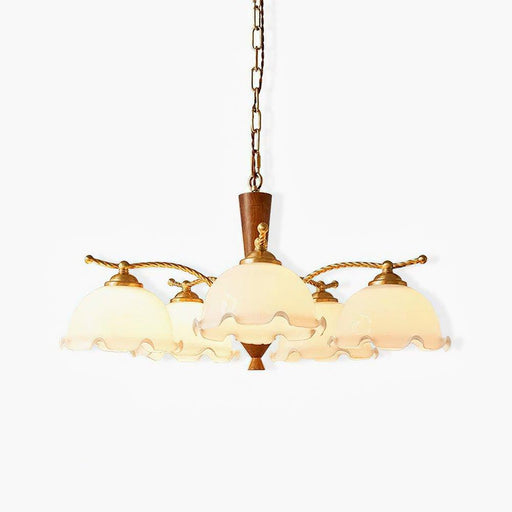 Milky Flower Chandelier-DWHOME